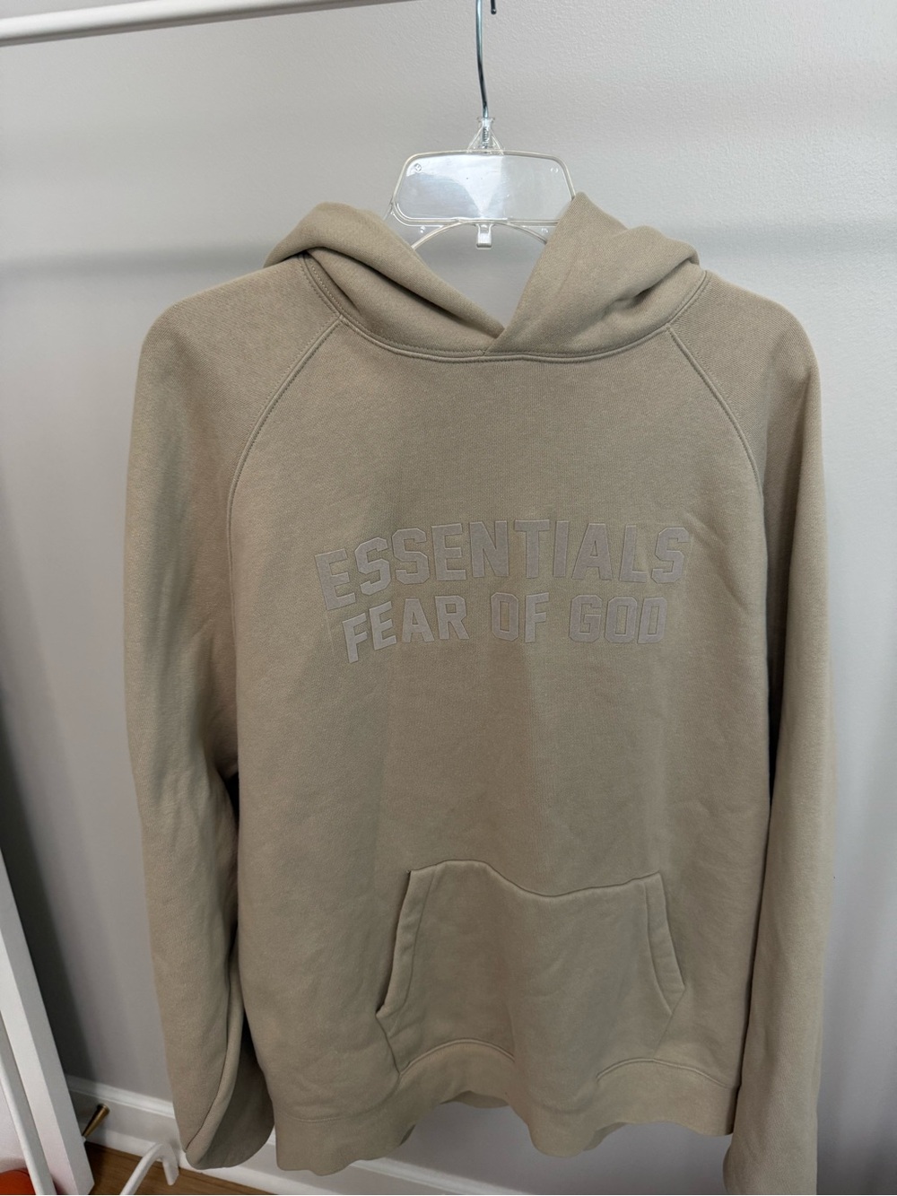 Essentials Fear of God Hoodie in Taupe
